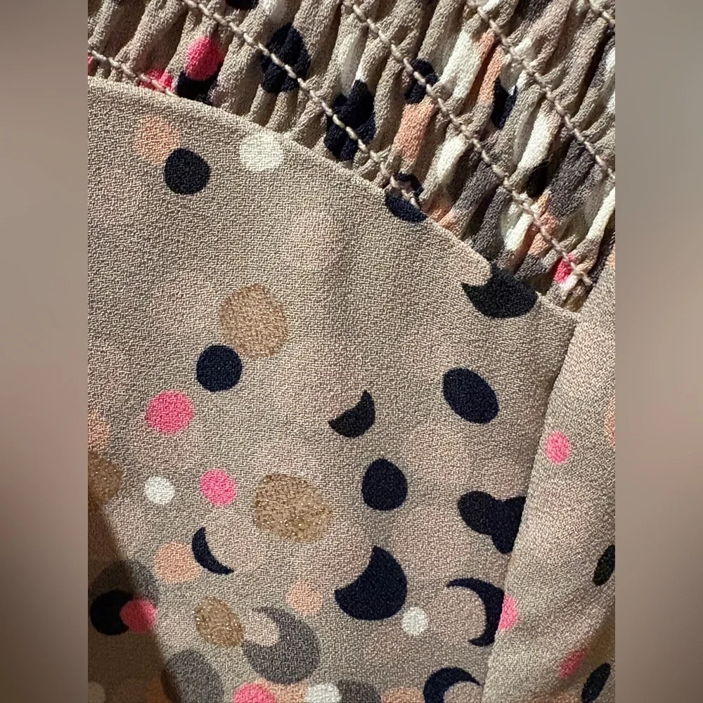 Kate Spade Soirée Dot Smocked Dress - Picture 8 of 13